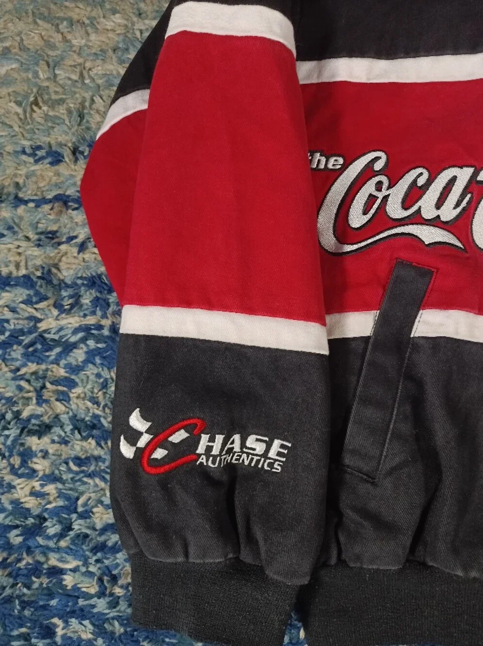 NASCAR JH Design Coca Cola Racing Family #20 Tony Stewart Jacket Mens - Picture 8 of 15